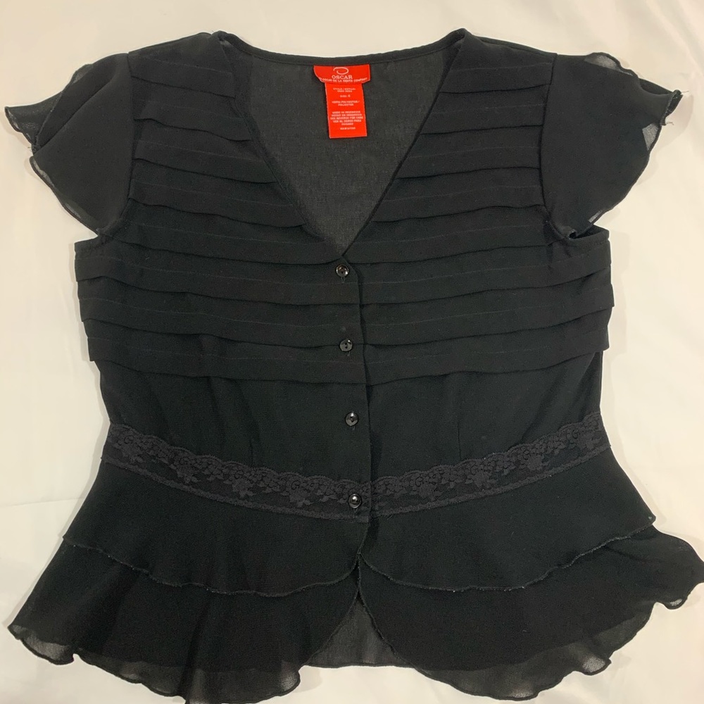 Black Blouse Size 6
